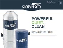 Tablet Screenshot of airstreamvacuums.com